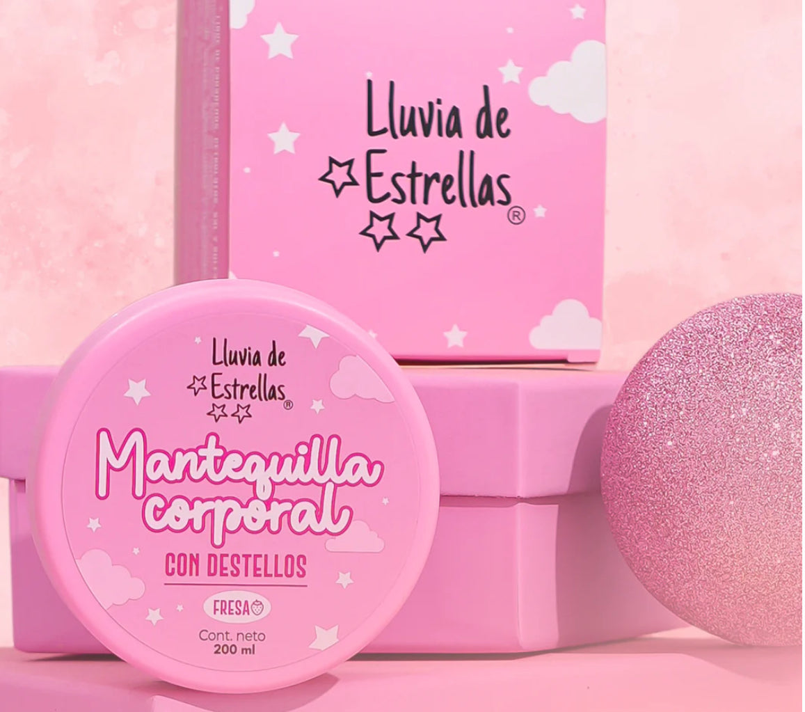 Mantequilla corporal fresa lluvia de estrellas
