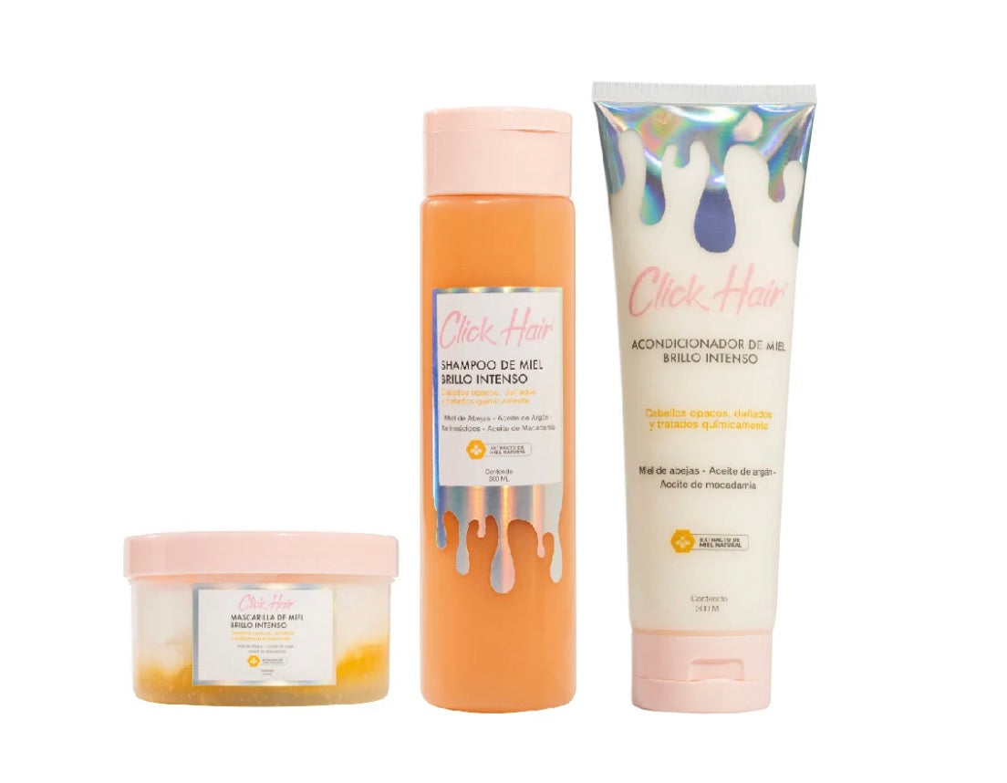 Kit Ritual de Miel · Brillo intenso