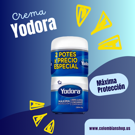 Crema Yodora x2 de 32g cada una