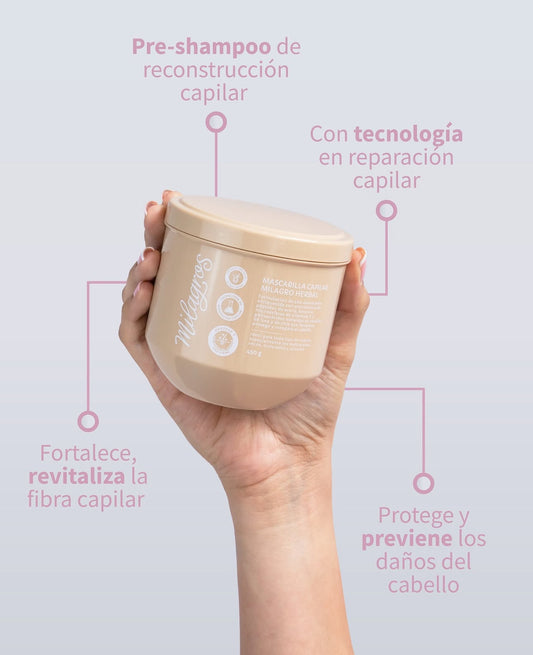 Mascarilla Capilar Milagro Herbal