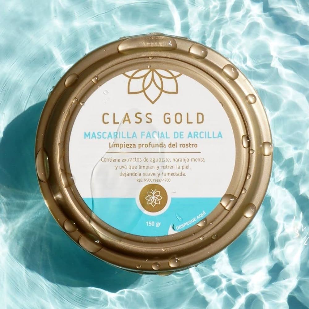 Mascarilla Facial de Arcilla Class Gold