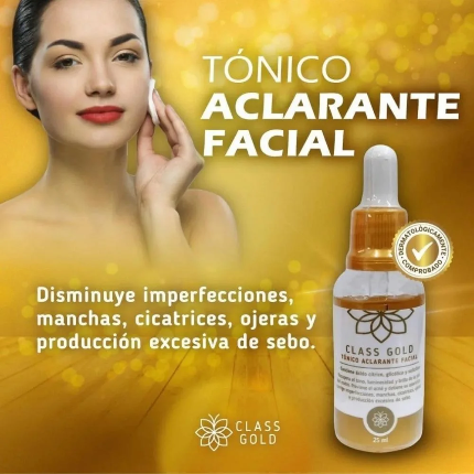 Tonico Facial Aclarante de Class Gold 25ml