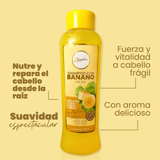 SHAMPOO CON BANANO ANYELUZ